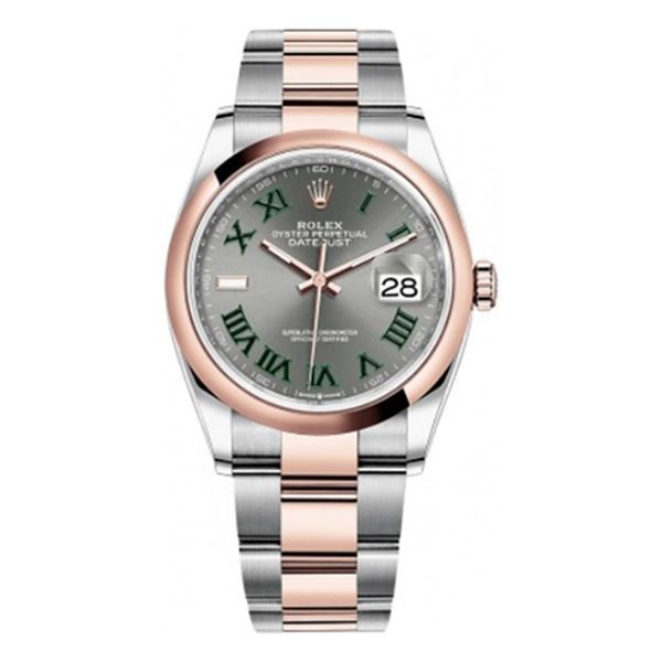 Rolex Datejust Smooth Wimbledon Dial Watch