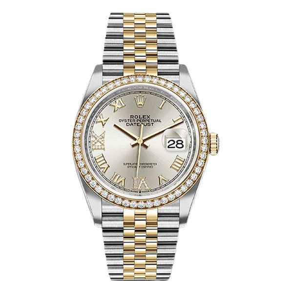 Rolex Datejust Silver Roman Dial Watch – Silver & Dial