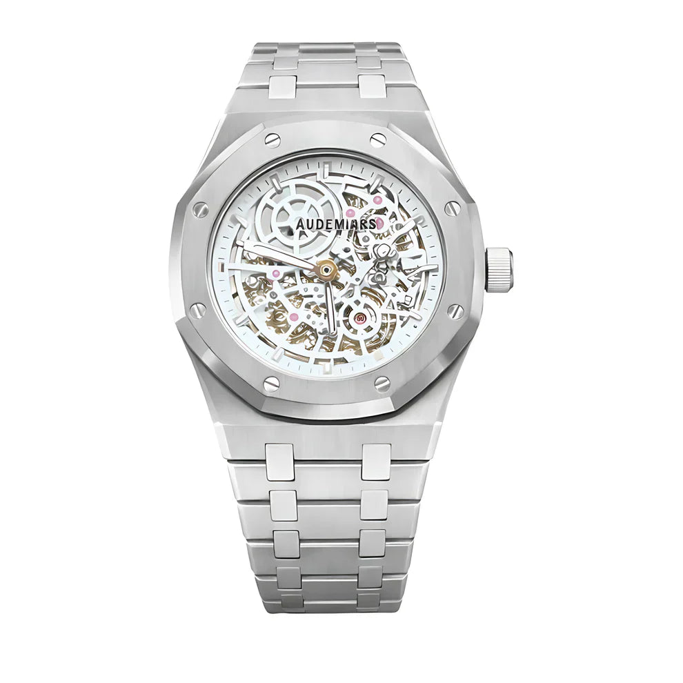 Audemars Piguet Royal Oak Jumbo Extra-Thin Openworked Silver Watch