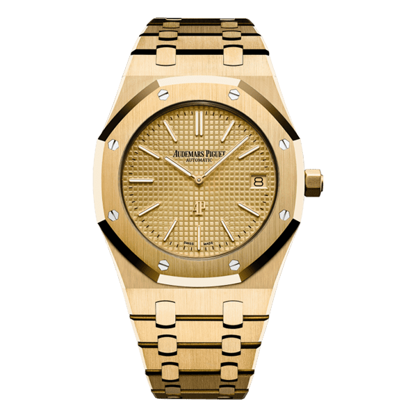 Audemars Piguet Royal Oak Selfwinding White Gold Smoked Blue Dial Watch