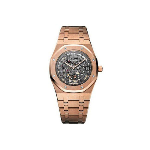 Audemars Piguet Royal Oak Double Balance Wheel Openworked Pink Gold 39mm 18kt Rose Watch