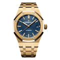 Audemars Piguet Royal Oak Selfwinding Yellow Gold Blue Dial Watch