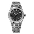 Audemars Piguet Royal Oak Selfwinding Stainless Steel Diamond Bezel Black Dial Watch