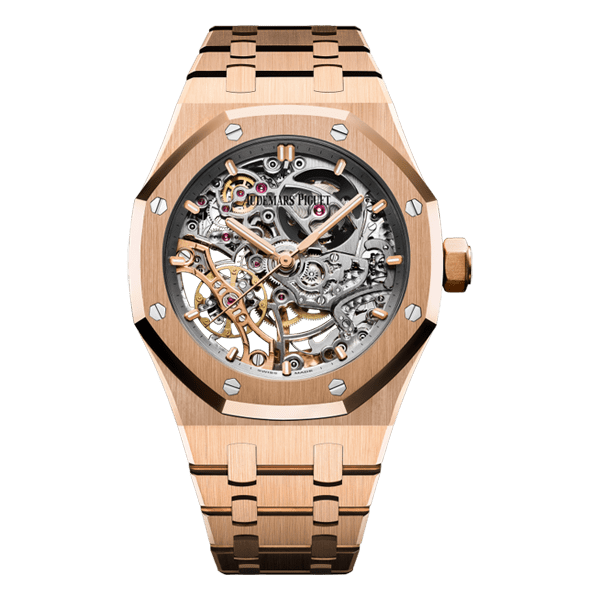 Audemars Piguet Royal Oak Double Balance Wheel Openworked Pink Gold Watch