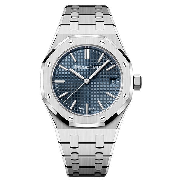 Audemars Piguet Royal Oak Selfwinding Stainless Steel Blue Dial 50th 37mm 3 Watch