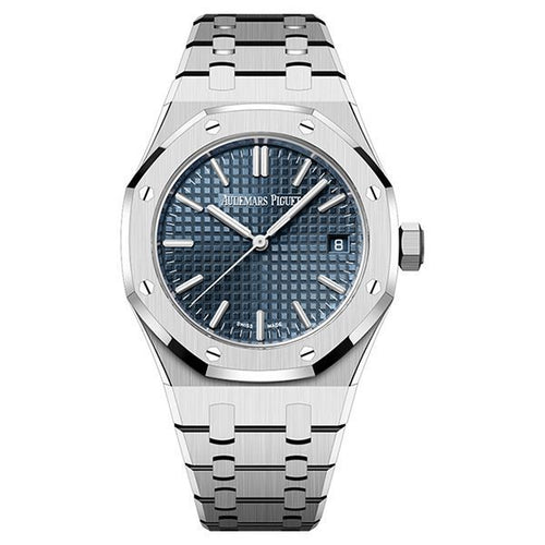 Audemars Piguet Royal Oak Selfwinding Stainless Steel Blue Dial 50th 37mm 3 Watch