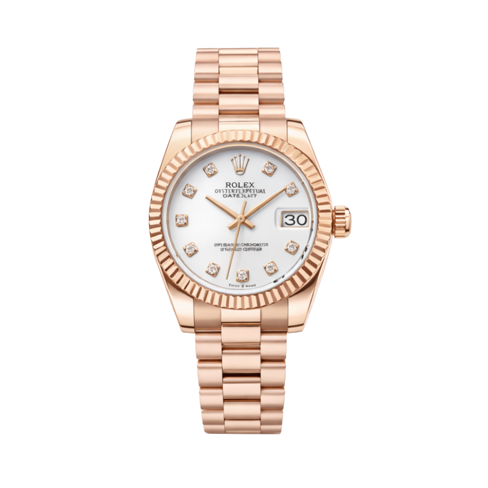 Rolex Datejust Silver Dial Diamond Bezel Watch – Silver & Diamond & Dial