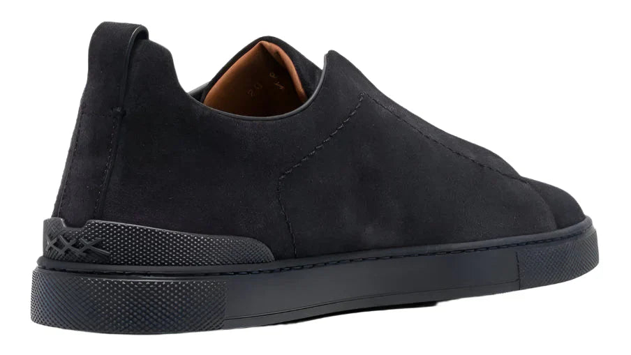Zegna Triple Stitch Grey & Pewter Sneaker – Men’s Edition