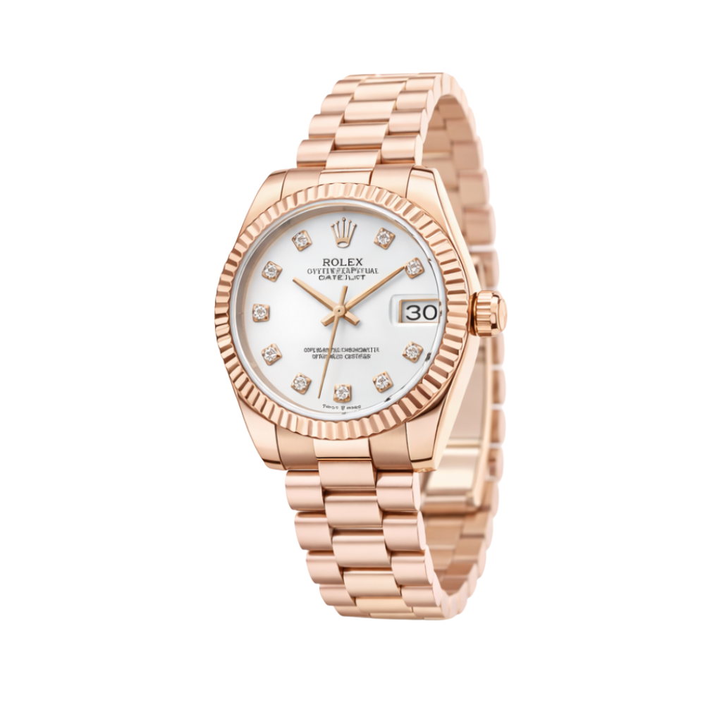 Rolex Datejust Silver Dial Diamond Bezel Watch – Silver & Diamond & Dial