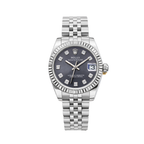 Rolex Datejust Oystersteel Purple Dial Watch