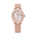 Rolex Datejust 31 Everose Gold-President Bracelet Watch