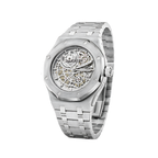 Audemars Piguet Royal Oak Jumbo Extra-Thin Openworked Silver Watch