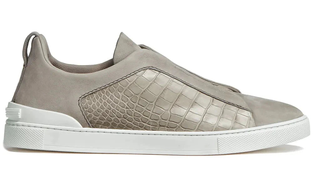 Zegna Triple Stitch Neutrals Sneaker – Men’s Edition