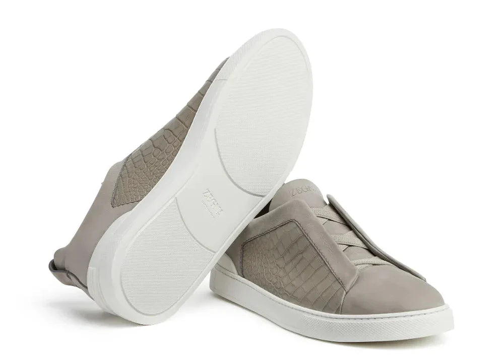 Zegna Triple Stitch Neutrals Sneaker – Men’s Edition