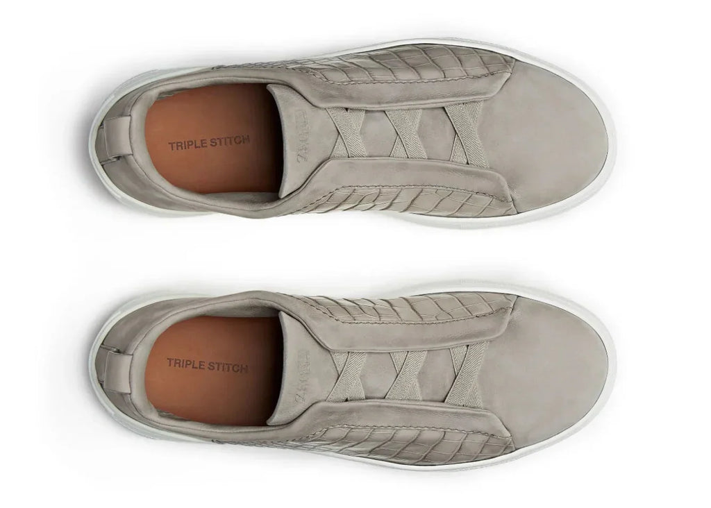 Zegna Triple Stitch Neutrals Sneaker – Men’s Edition