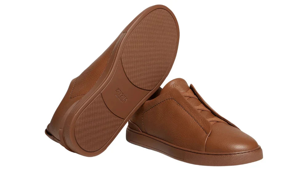Zegna Triple Stitch Vicuna Sneaker – Men’s Edition