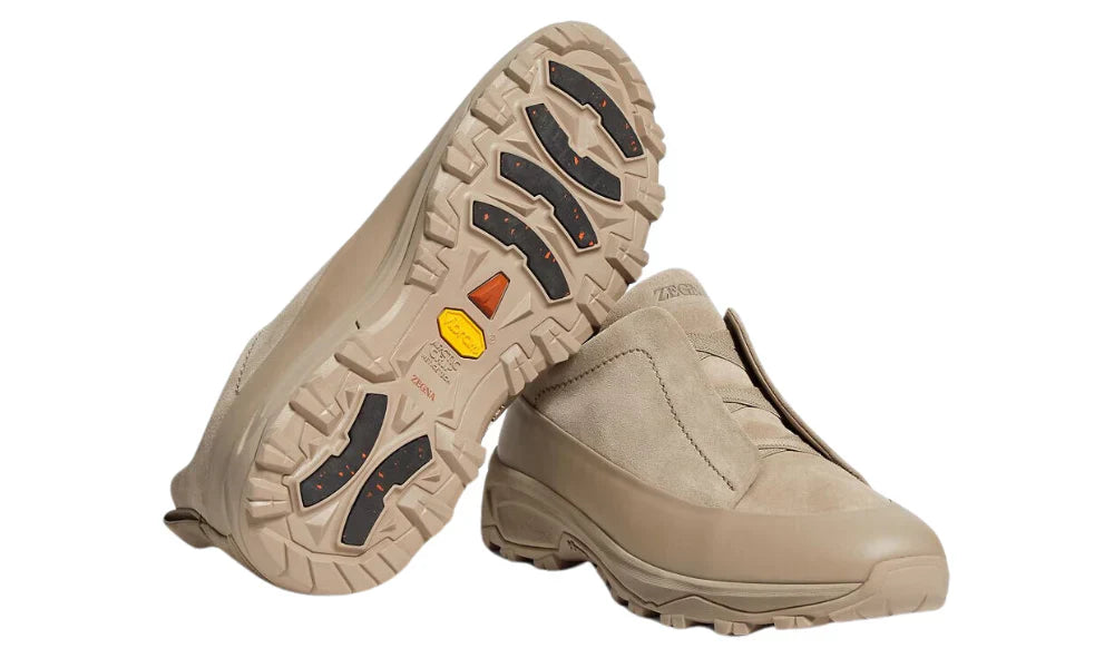 Zegna Monte Taupe Grey Sneaker – Men’s Edition
