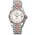 Rolex Datejust Wrj White Roman Dial Watch – White & Dial