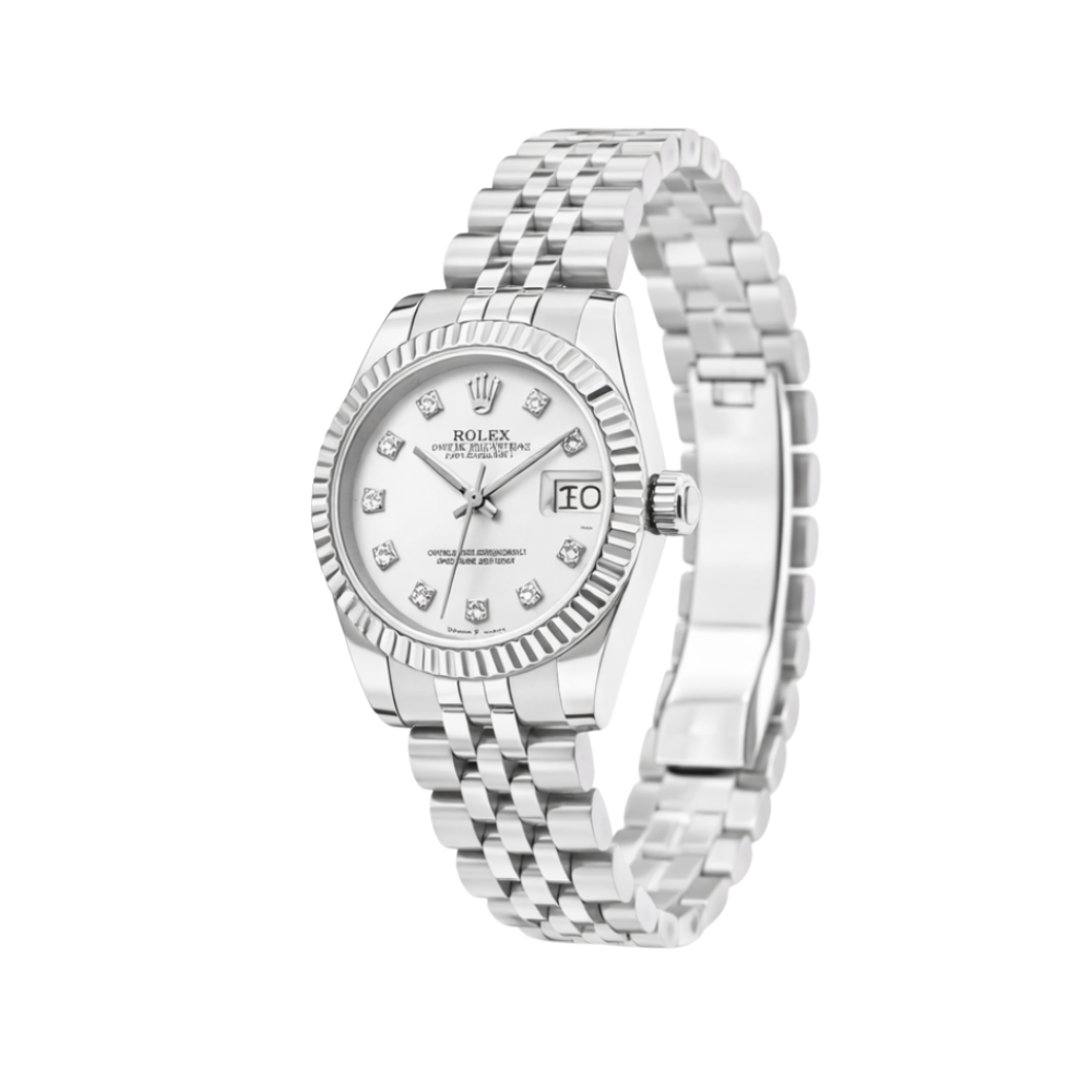 Rolex Datejust Oystersteel White Dial Watch – White & Dial