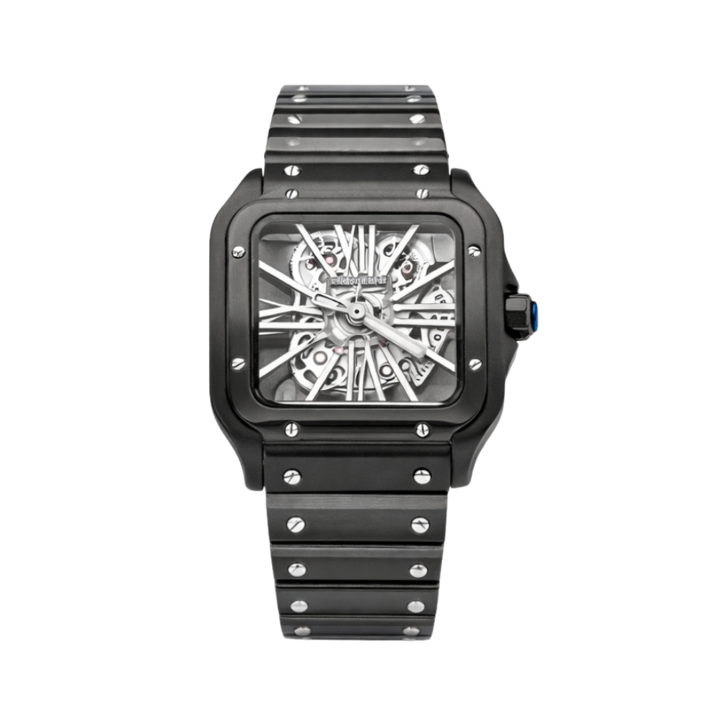 Cartier Santos de Full Black Version Watch