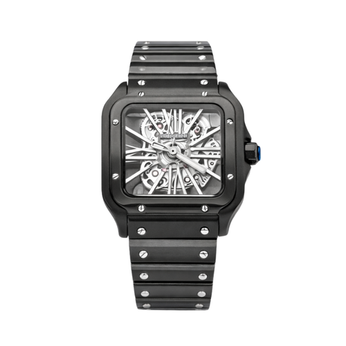 Cartier Santos de Full Black Version Watch