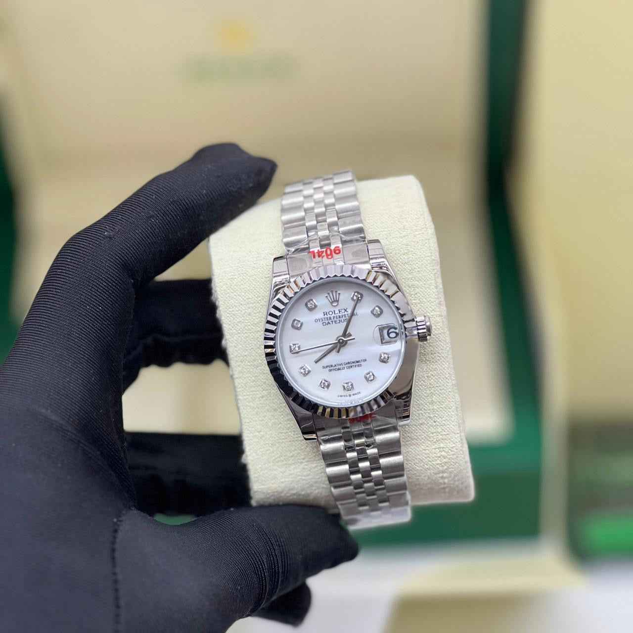 Rolex Datejust Oystersteel White Dial Watch – White & Dial