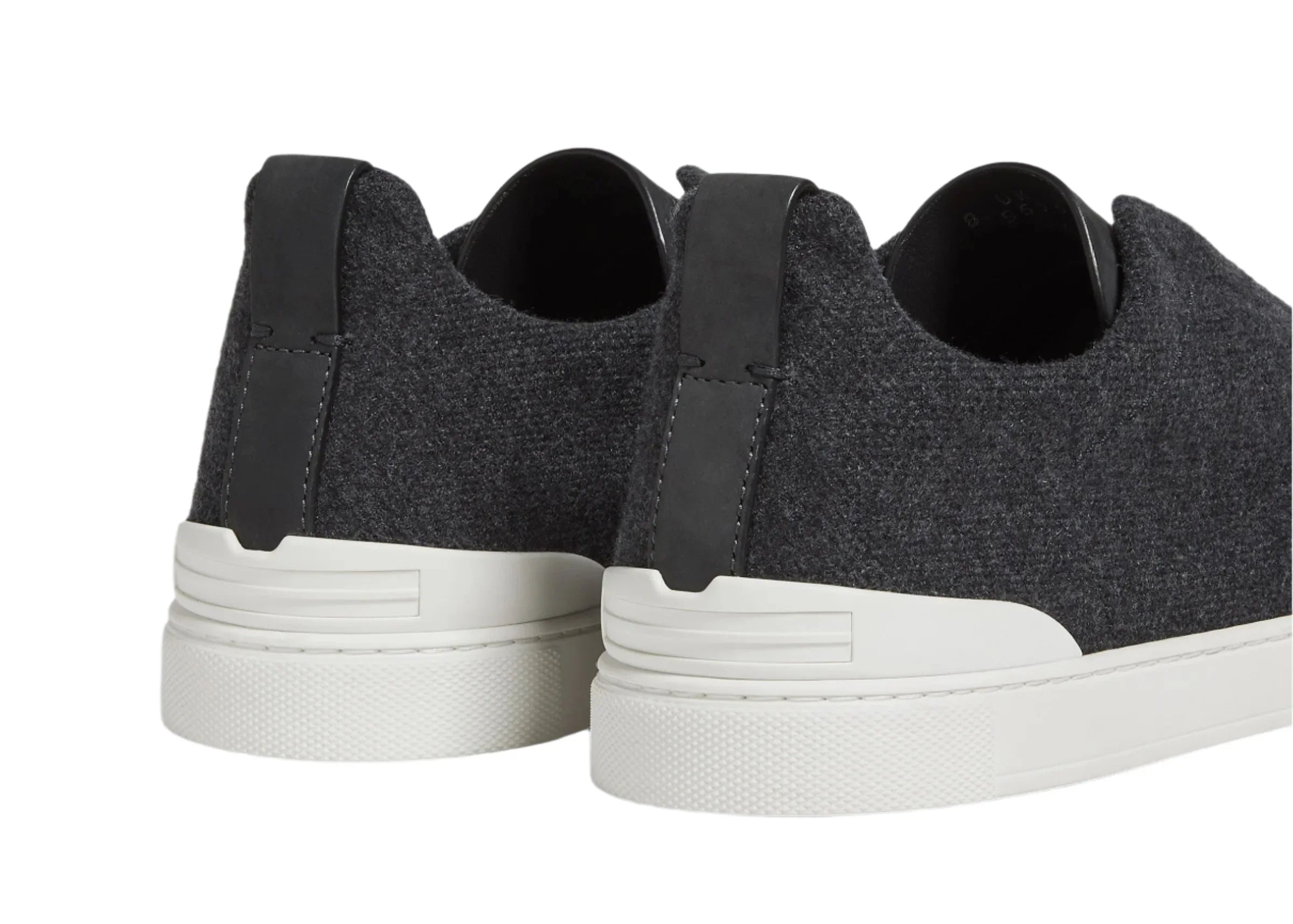 Zegna Triple Stitch Black Canvas Sneaker – Men’s Edition