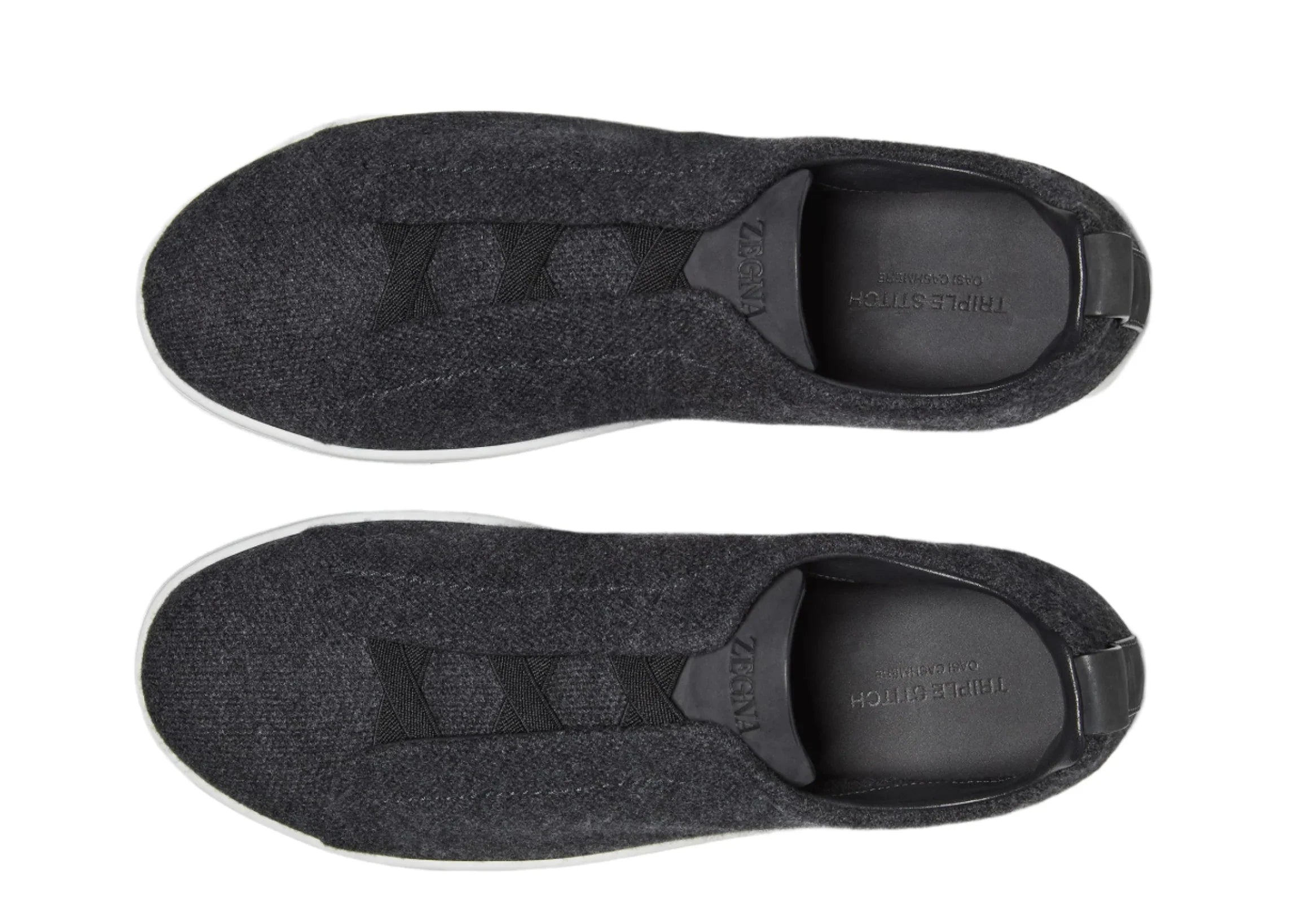 Zegna Triple Stitch Black Canvas Sneaker – Men’s Edition