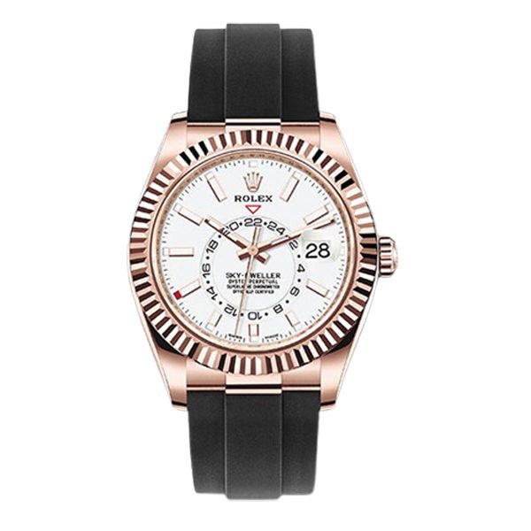 Rolex Oyster Perpetual White Dial Watch – White & Dial
