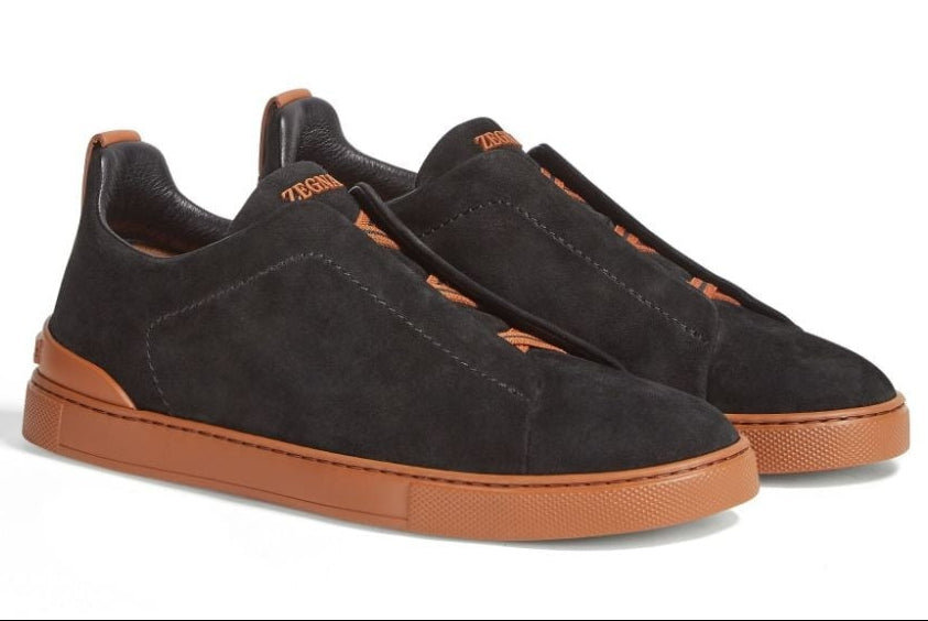 Zegna Triple Stitch Black Sneaker – Men’s Edition