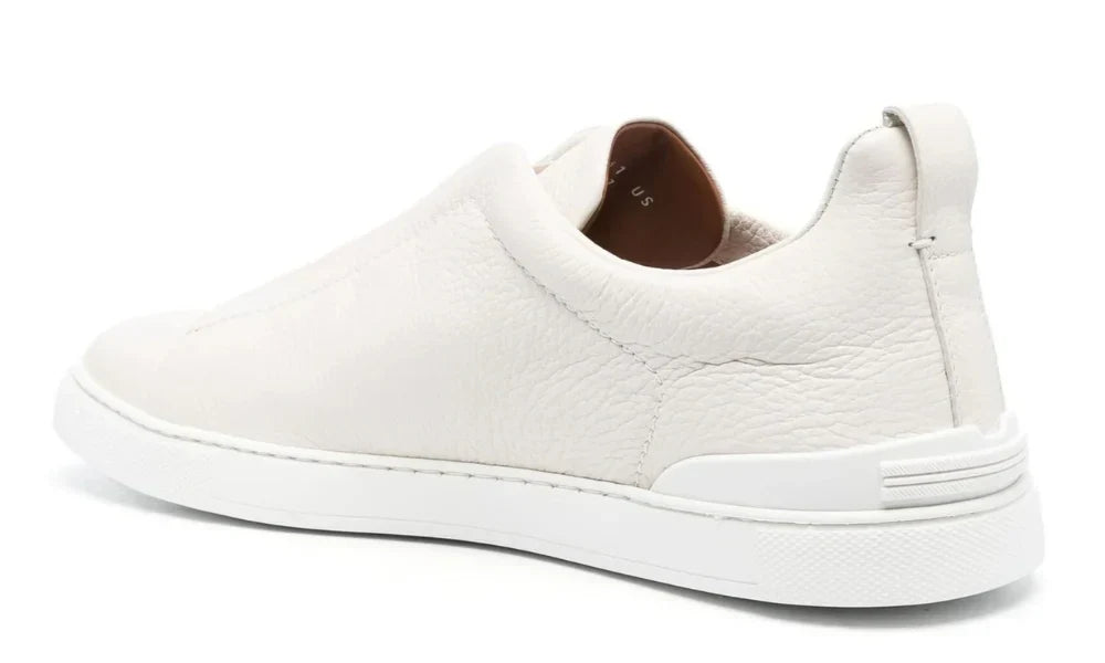 Zegna Triple Stitch White Sneaker – Men’s Edition