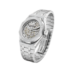 Audemars Piguet Royal Oak Jumbo Extra-Thin Openworked Silver Watch