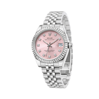 Rolex Datejust Pink Dial Fluted Bezel & Jubilee Watch
