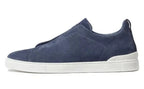 Zegna Triple Stitch Blue Sneaker – Men’s Edition