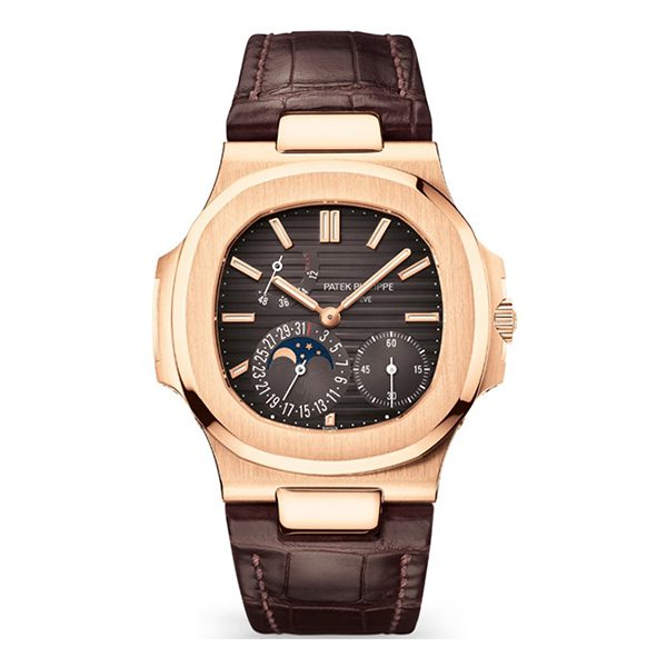 Patek Philippe Nautilus Black Brown Dial Watch – Black & Brown & Dial