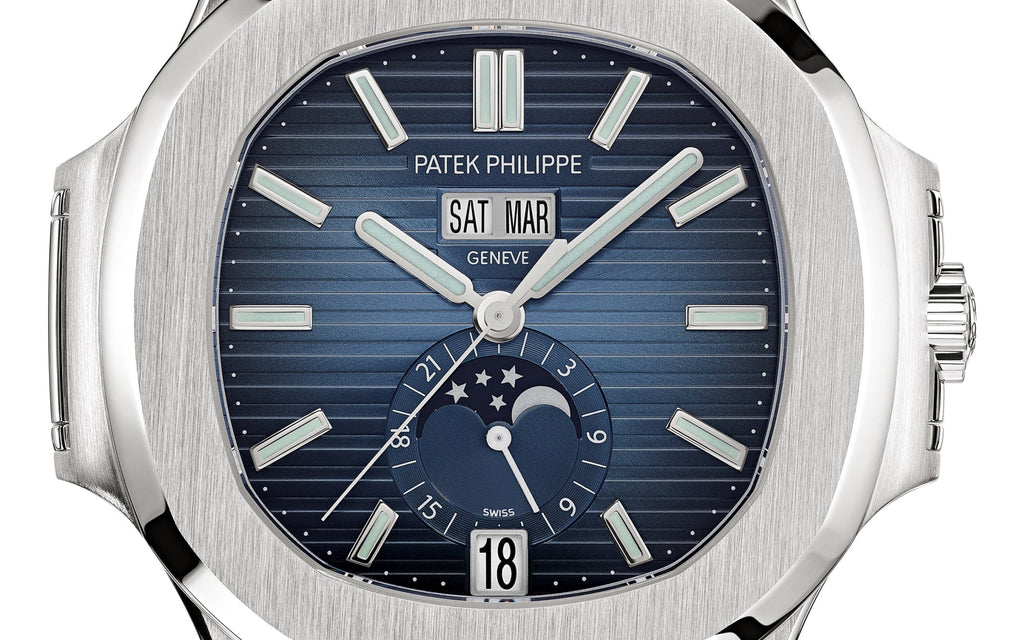 Patek Philippe Nautilus Annual Calendar, Blue Dial Watch – Blue & Dial