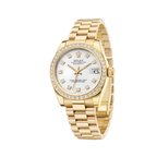 Rolex Datejust White Diamond Dial Bezel Watch – White & Diamond & Dial