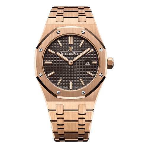Audemars Piguet Royal Oak Double Balance Wheel Openworked Gold Watch