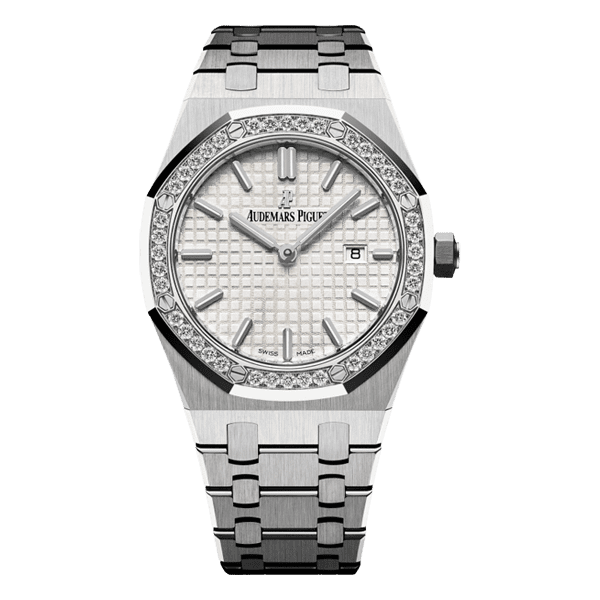 Audemars Piguet Royal Oak Silvery White Dial Watch – White & Dial