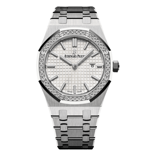 Audemars Piguet Royal Oak Silvery White Dial Watch – White & Dial