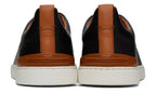 Zegna Triple Stitch Black & Brown Sneaker – Men’s Edition