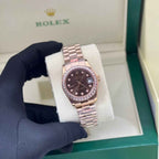 Rolex Datejust Chocolate Dial Watch