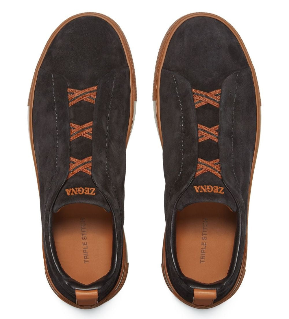 Zegna Triple Stitch Black Sneaker – Men’s Edition