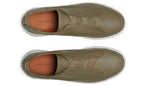Zegna Triple Stitch Olive Green Sneaker – Men’s Edition