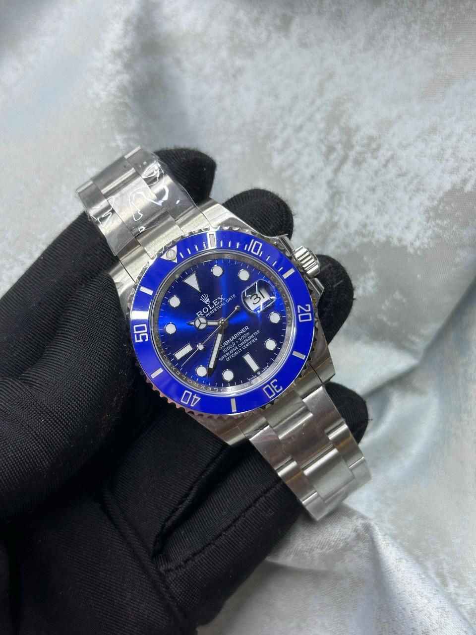 Rolex Submariner Date Blue Dial Bezel Watch – Blue & Dial & Bezel