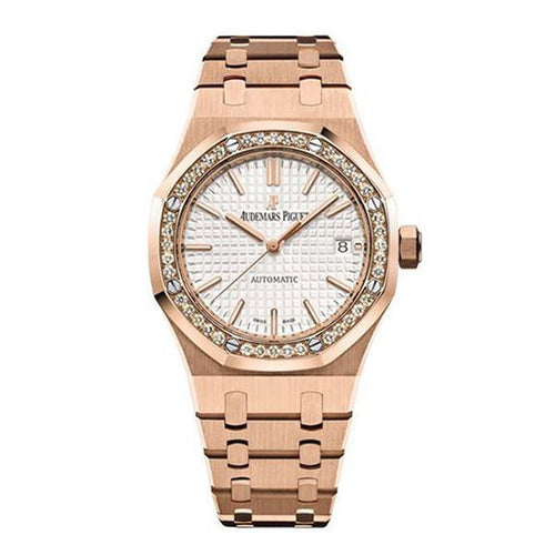 Audemars Piguet Royal Oak White Index Dial Watch – White & Dial
