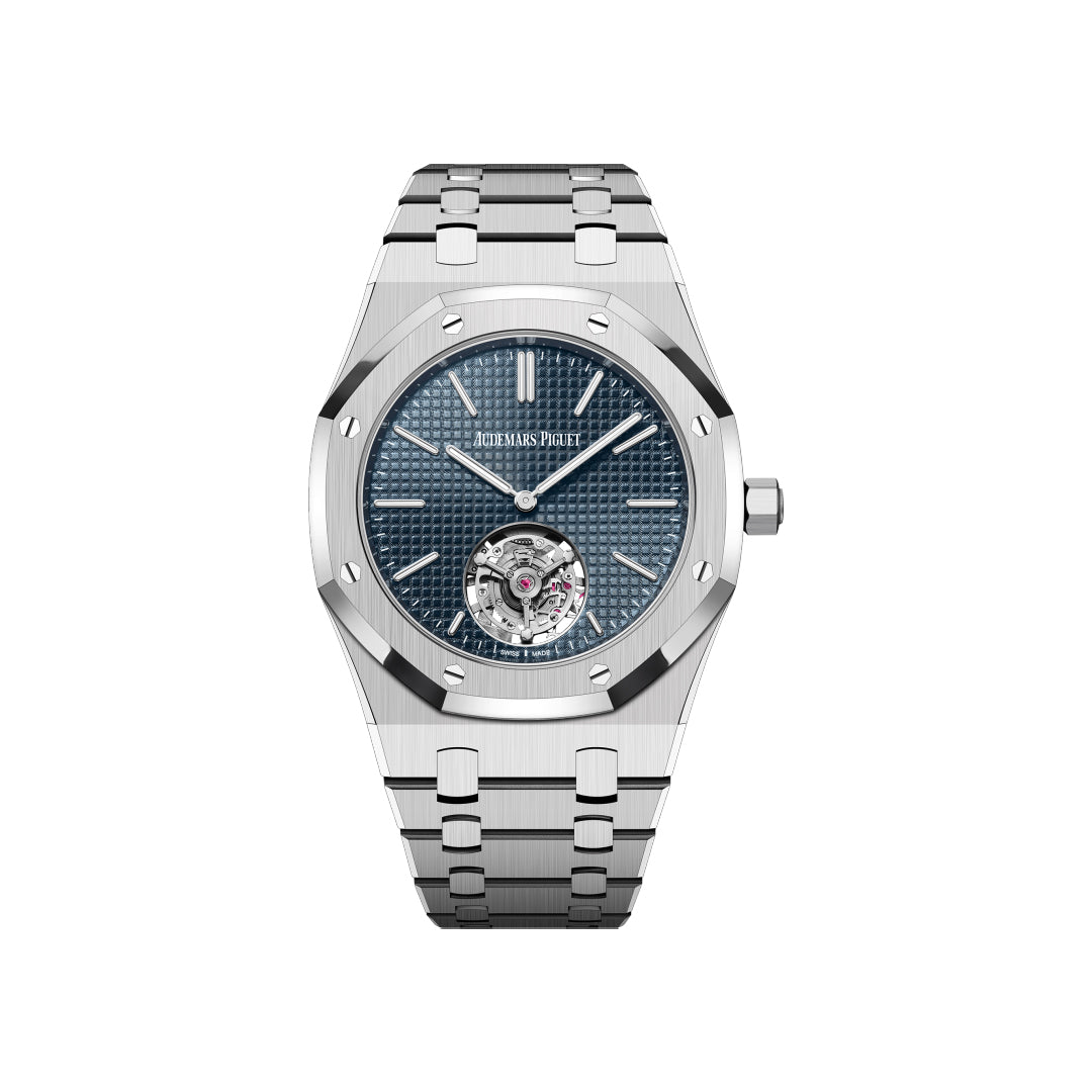 Audemars Piguet Royal Oak Extra-Thin Blue Dial Watch – Blue & Dial
