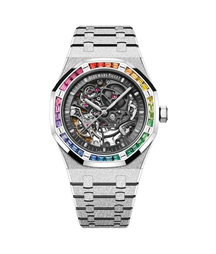 Audemars Piguet Royal Oak Frosted Grey Dial Watch – Grey & Frosted & Dial