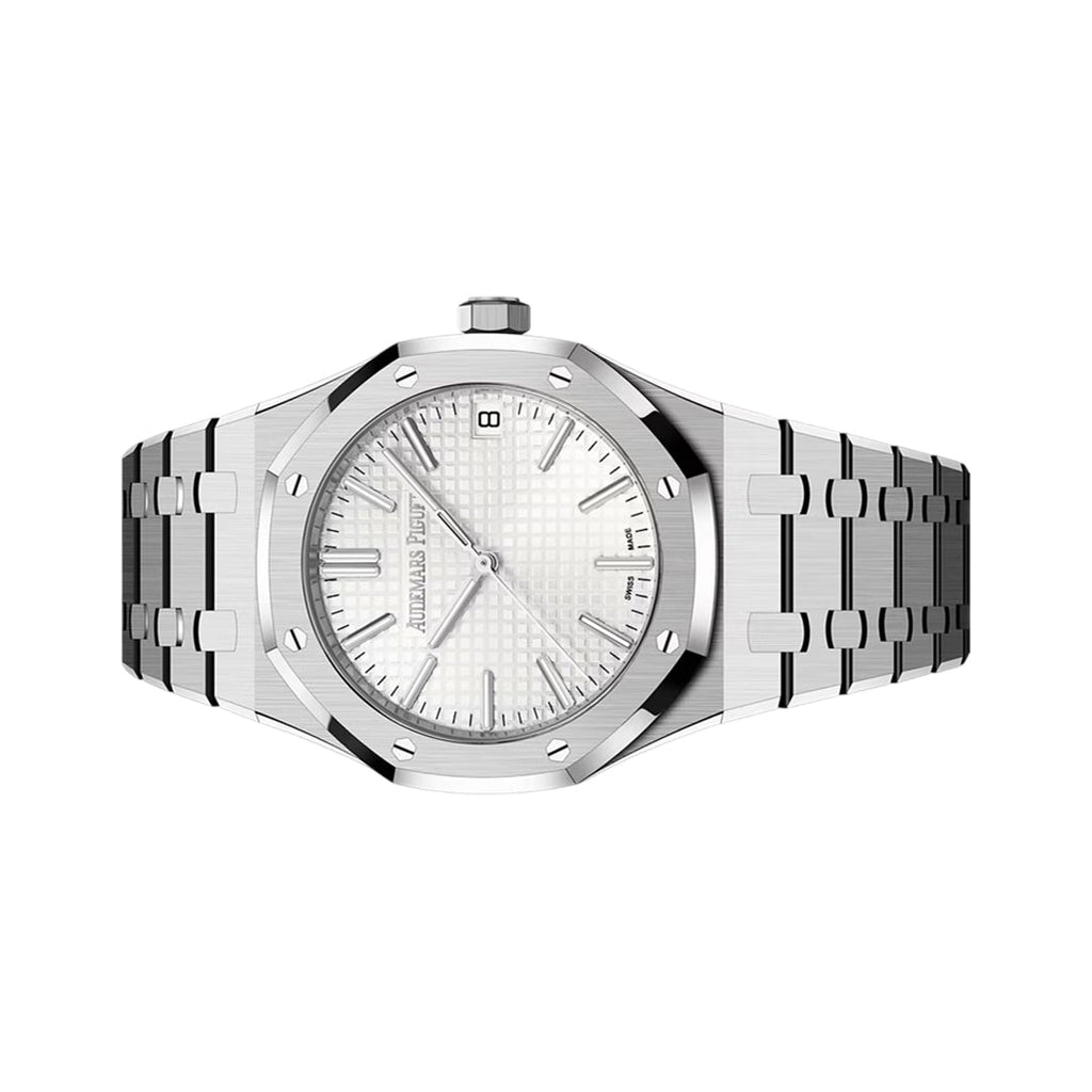 Audemars Piguet Royal Oak White Dial Watch – White & Dial