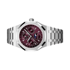 Audemars Piguet Royal Oak Silver Red Dial Watch – Silver & Red & Dial